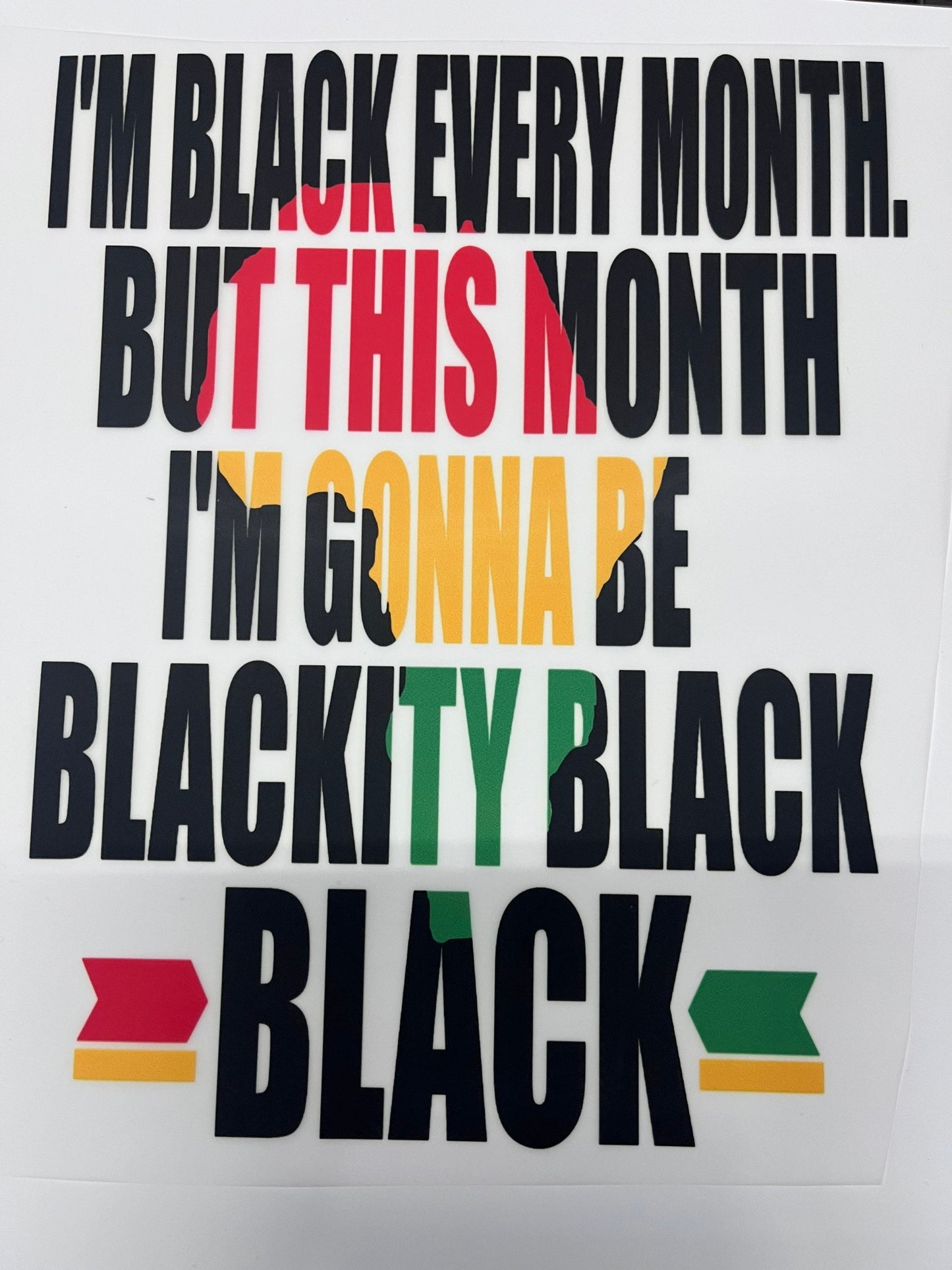 High Quality 11x13 DTF Prints| Black History Month Prints